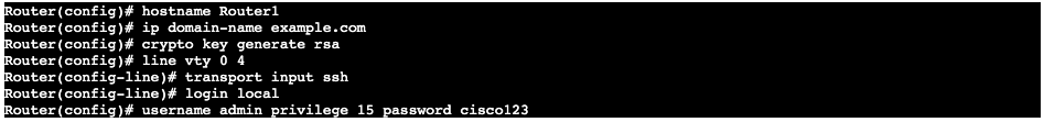 Common Network Applications- SSH Configuration
