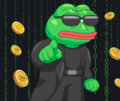 Graphic showing crypto whales entering Memetrix presale with cross-chain token icons and rising chart line