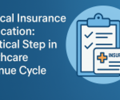 An illustration of a medical clipboard with checkmarks and an insurance card icon, representing the importance of medical insurance verification in healthcare.