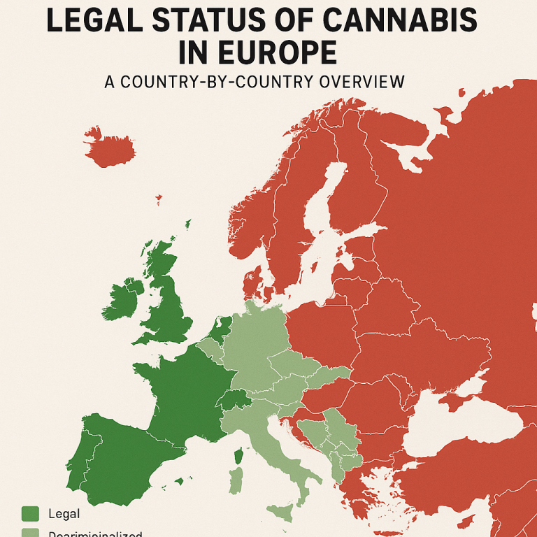 Legal Status of Cannabis in Europe: A Country-by-Country Overview