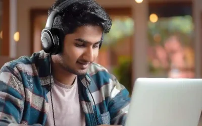 Tech professional upgrading skills through online MCA program with AI and cloud elements