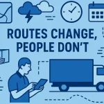 Design 60542212 Logistics: Route Changes And Coverage In Sync