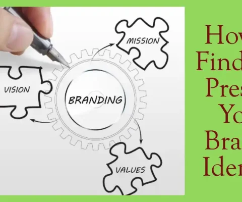 Diagram Of Branding Elements With Mission, Vision, And Values