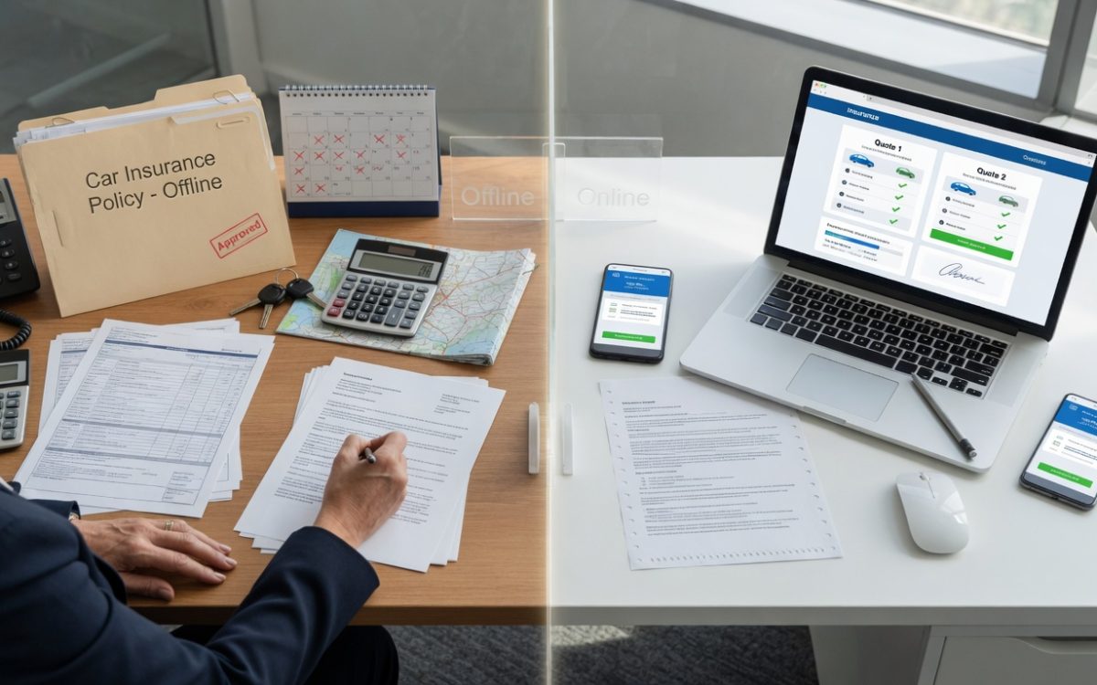 Online Vs Offline Car Insurance - Offline Vs Online Car Insurance: A Comparative Analysis