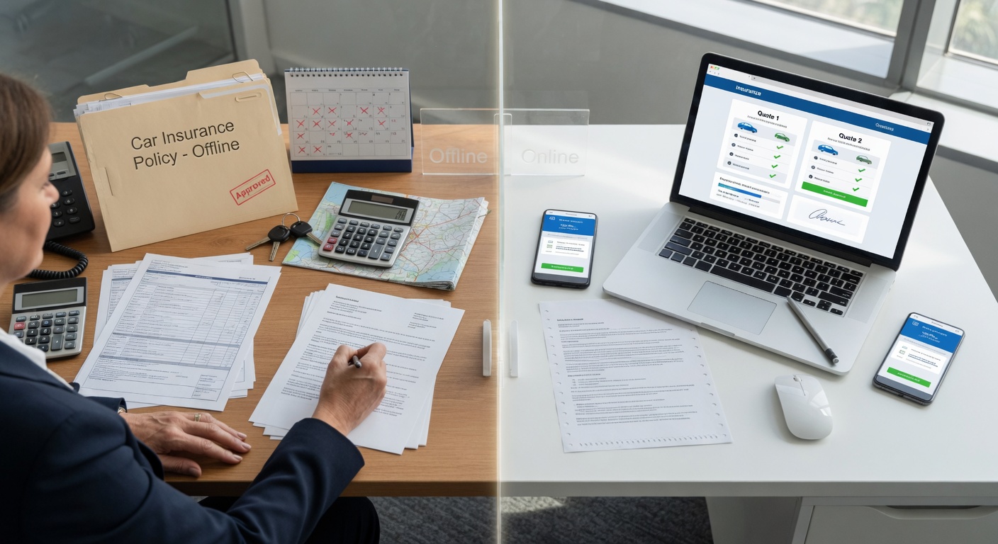 Offline Vs Online Car Insurance: A Comparative Analysis 1 Online Vs Offline Car Insurance - Offline Vs Online Car Insurance: A Comparative Analysis