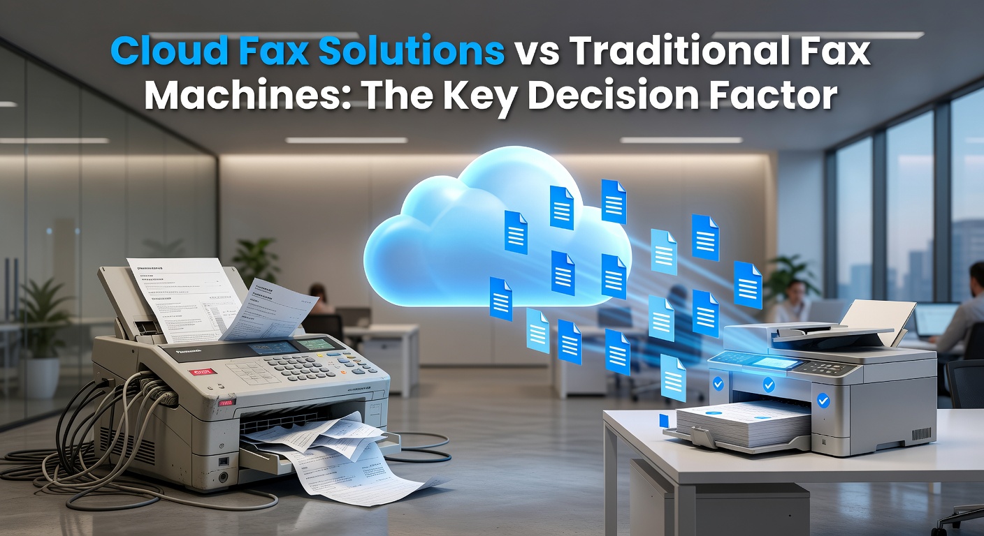 Cloud Fax Solutions - Cloud Fax Solutions vs Traditional Fax Machines: The Key Decision Factor