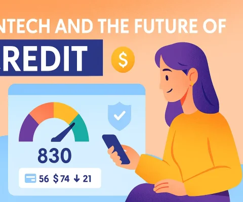 Young Girl Using Fintech App To Monitor Credit Score On Smartphone In 2025