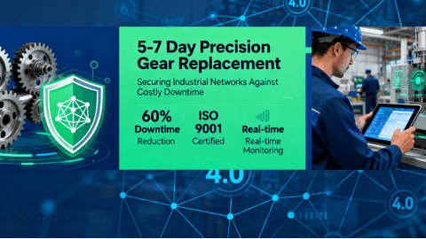 5-7 Day Precision Gear Replacement Service Securing Industrial Network Against Downtime With Iso 9001 Certification And Real-Time Monitoring