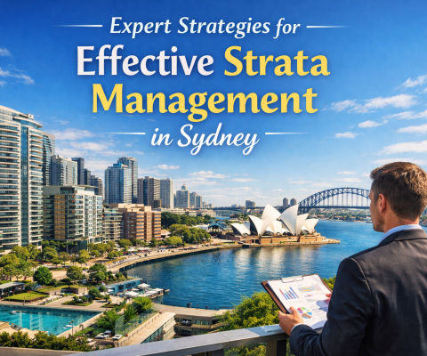 Expert Strategies For Effective Strata Management In Sydney Showcasing Professional Property Management And City Skyline