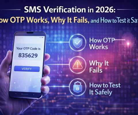 Sms Verification In 2026 Showing Otp Process, Common Failures, And Secure Testing Methods On A Mobile Device