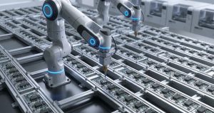 Top 10 Automated Fluid Dispensing Equipment Suppliers with Full Technical Support and Operator Training 3 Automated fluid dispensing equipment suppliers - Robotic precision dispensing system on electronics SMT assembly line