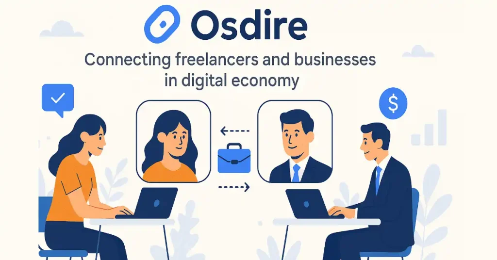 Osdire platform connecting freelancers and businesses in digital economy