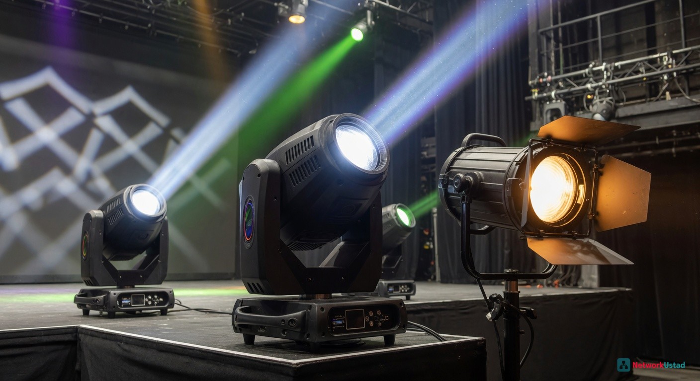 The Ultimate Guide to Stage Lighting: Moving Head Lamps & Stage Spot Lights Explained