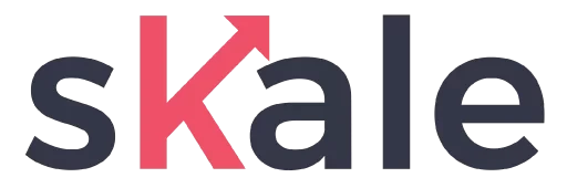 Top Saas Seo Agencies In New York 6 Modern Wordmark Logo For “Skale” In Dark Navy Bold Sans-Serif Typography On A Transparent Or Light Background. The Capital “K” Is Stylized With A Bright Red Upward Arrow (↑) As Its Right Stem, Symbolizing Growth, Scaling, And Upward Trajectory. The Word Is Presented In Two Lines: “Sk” With The Arrow “K” On Top, Followed By Lowercase “Ale” Staggered Below, Creating A Dynamic, Energetic Composition That Conveys Expansion And Forward Momentum For A Digital Growth Or Saas Agency.