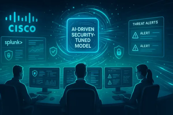 Futuristic Soc With Cisco'S Security-Tuned Model Accelerating Threat Detection Via Ai Summaries In Splunk.