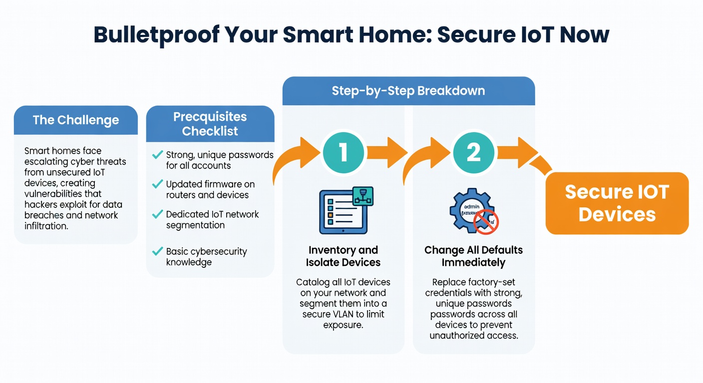 Bulletproof Your Smart Home: Secure Iot Now 3 Secure Iot Devices Infographic