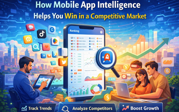 Mobile App Intelligence Platform Showing App Rankings, Competitor Analysis, And Market Trends To Drive Growth In A Competitive App Market