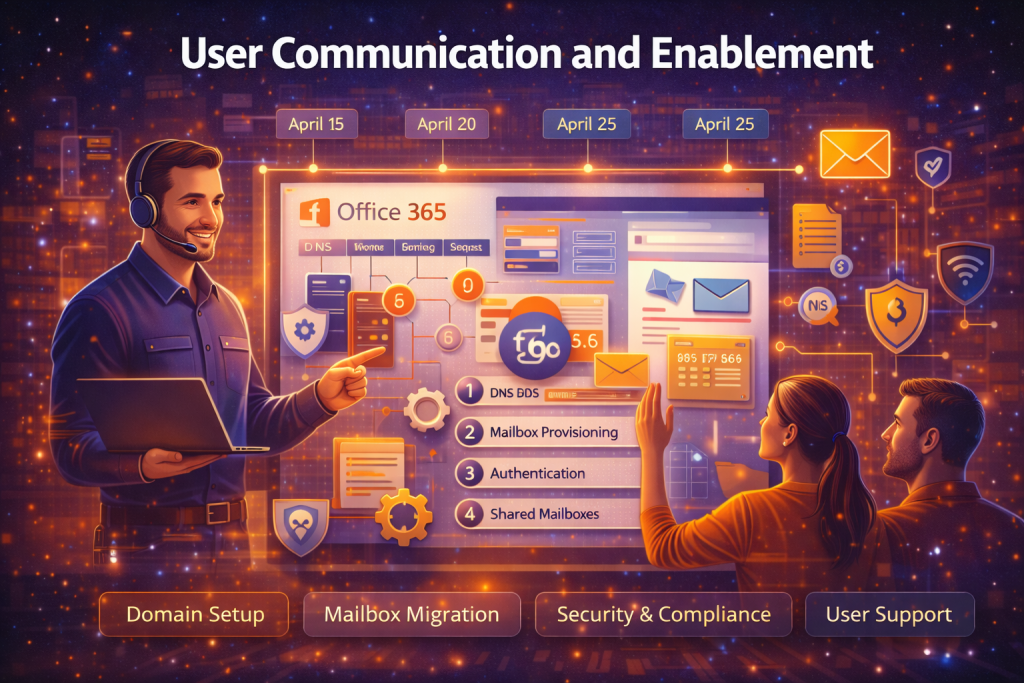How Cloud It Providers Support Office 365 Email Transitions 3 It Team Guiding Users Through Communication, Training, And Enablement During A Cloud Technology Transition