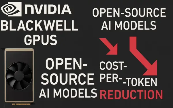 Nvidia Blackwell Gpus With Open-Source Ai Models And Dramatic Cost-Per-Token Reduction Arrows