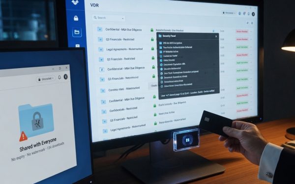 Virtual Data Room Security - What Makes Virtual Data Rooms Safer Than Basic File-Sharing Tools