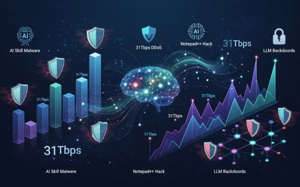 ⚡ Weekly Recap: Ai Skill Malware, 31Tbps Ddos, Notepad++ Hack, Llm Backdoors And More
