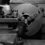 Precision Lathe Machine Performing Swiss