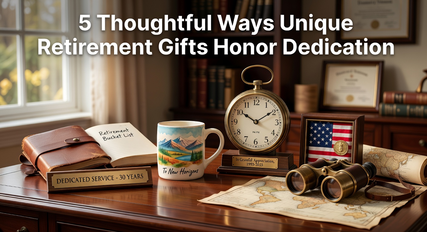 unique retirement gifts - 5 Thoughtful Ways Unique Retirement Gifts Honor Dedication