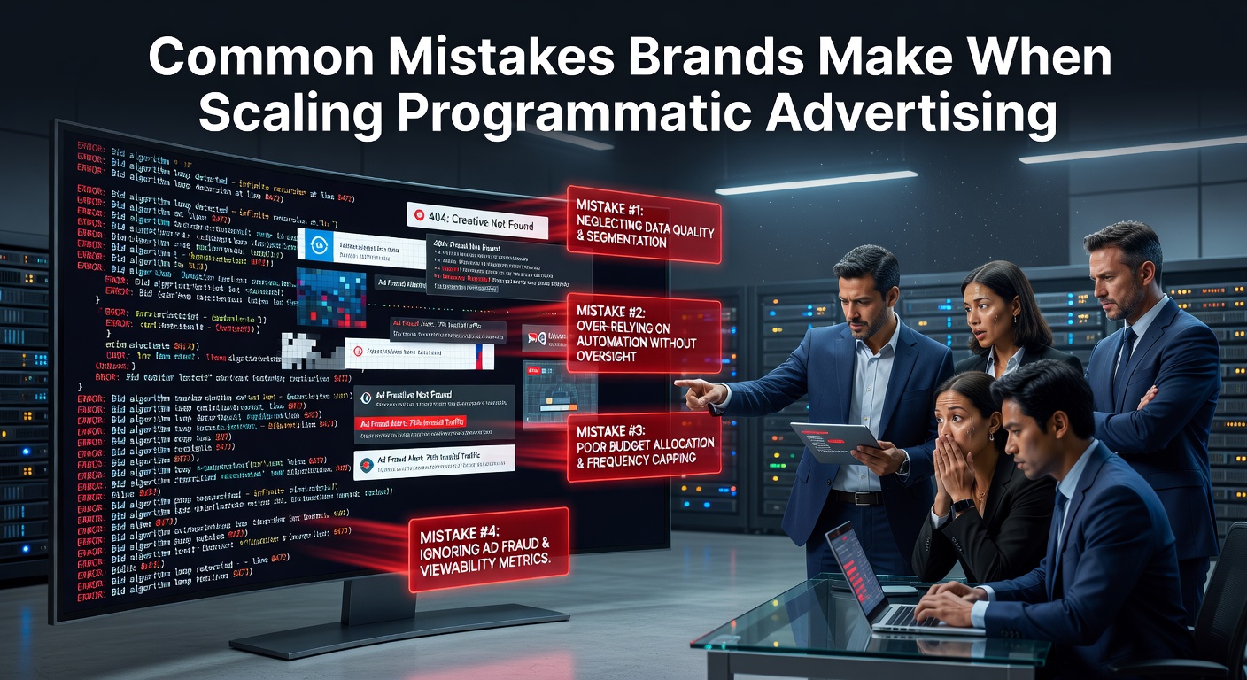 Programmatic Advertising Mistakes - Common Mistakes Brands Make When Scaling Programmatic Advertising