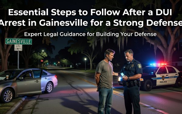 Dui Arrest Gainesville - Essential Steps To Follow After A Dui Arrest In Gainesville For A Strong Defense