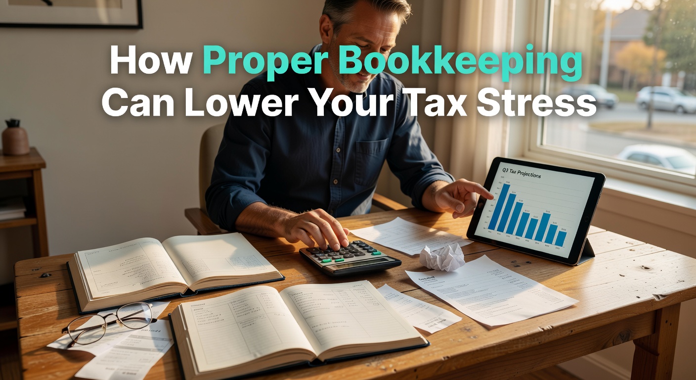 small business bookkeeping - How Proper Bookkeeping Can Lower Your Tax Stress
