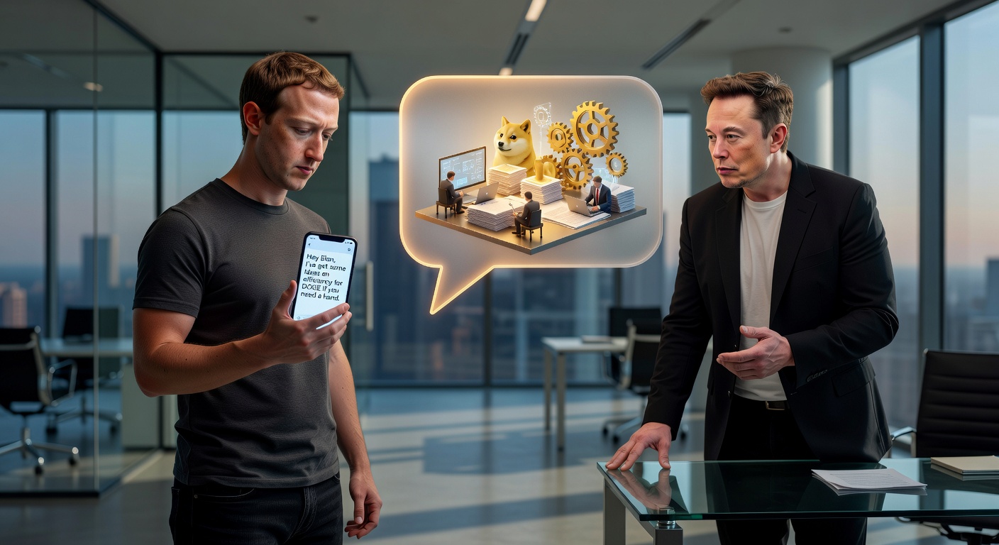 Mark Zuckerberg Texted Elon Musk To Offer Help With Doge 1 Mark Zuckerberg Texted - Mark Zuckerberg Texted Elon Musk To Offer Help With Doge