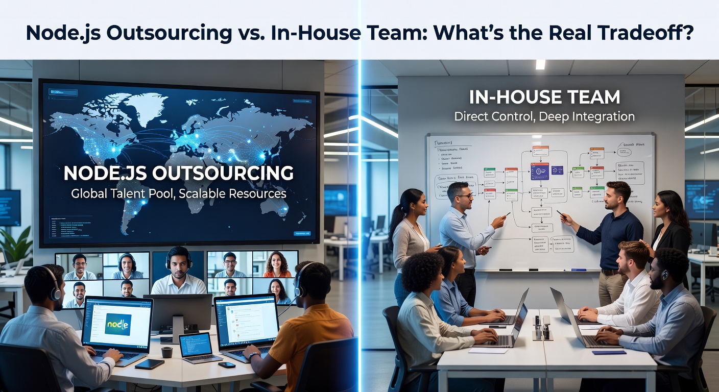 Node.js Outsourcing - Node.js Outsourсing vs. In-House Team: What’s the Real Tradeoff?