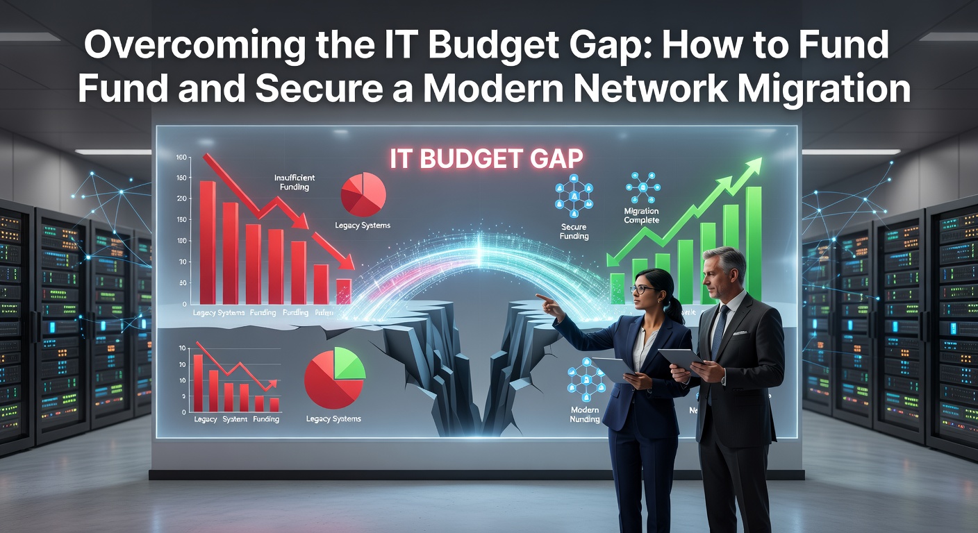 IT Budget Gap - Overcoming the IT Budget Gap: How to Fund and Secure a Modern Network Migration