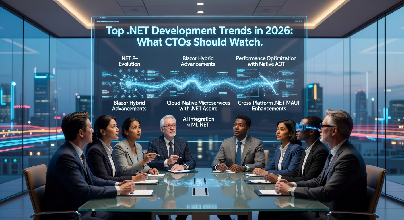 .NET Development Trends - Top .NET Development Trends in 2026: What CTOs Should Watch