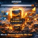 Brands Fiercely Competing For Top Visibility On Amazon Search Results With Ppc Ads, A+ Content, Reviews, And Sponsored Products Highlighted