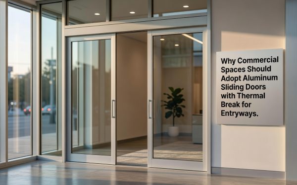 Aluminum Sliding Doors - Why Commercial Spaces Should Adopt Aluminum Sliding Doors With Thermal Break For Entryways