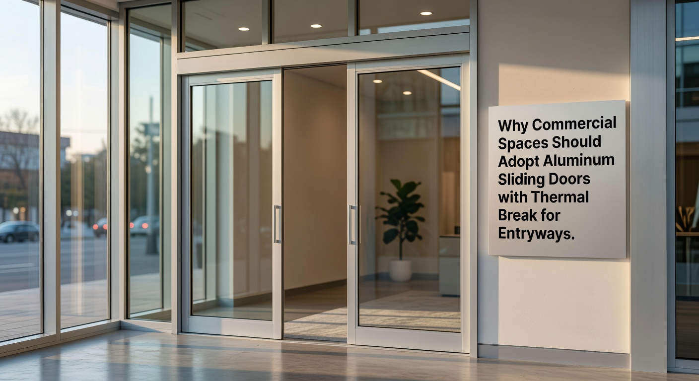 Aluminum Sliding Doors - Why Commercial Spaces Should Adopt Aluminum Sliding Doors with Thermal Break for Entryways