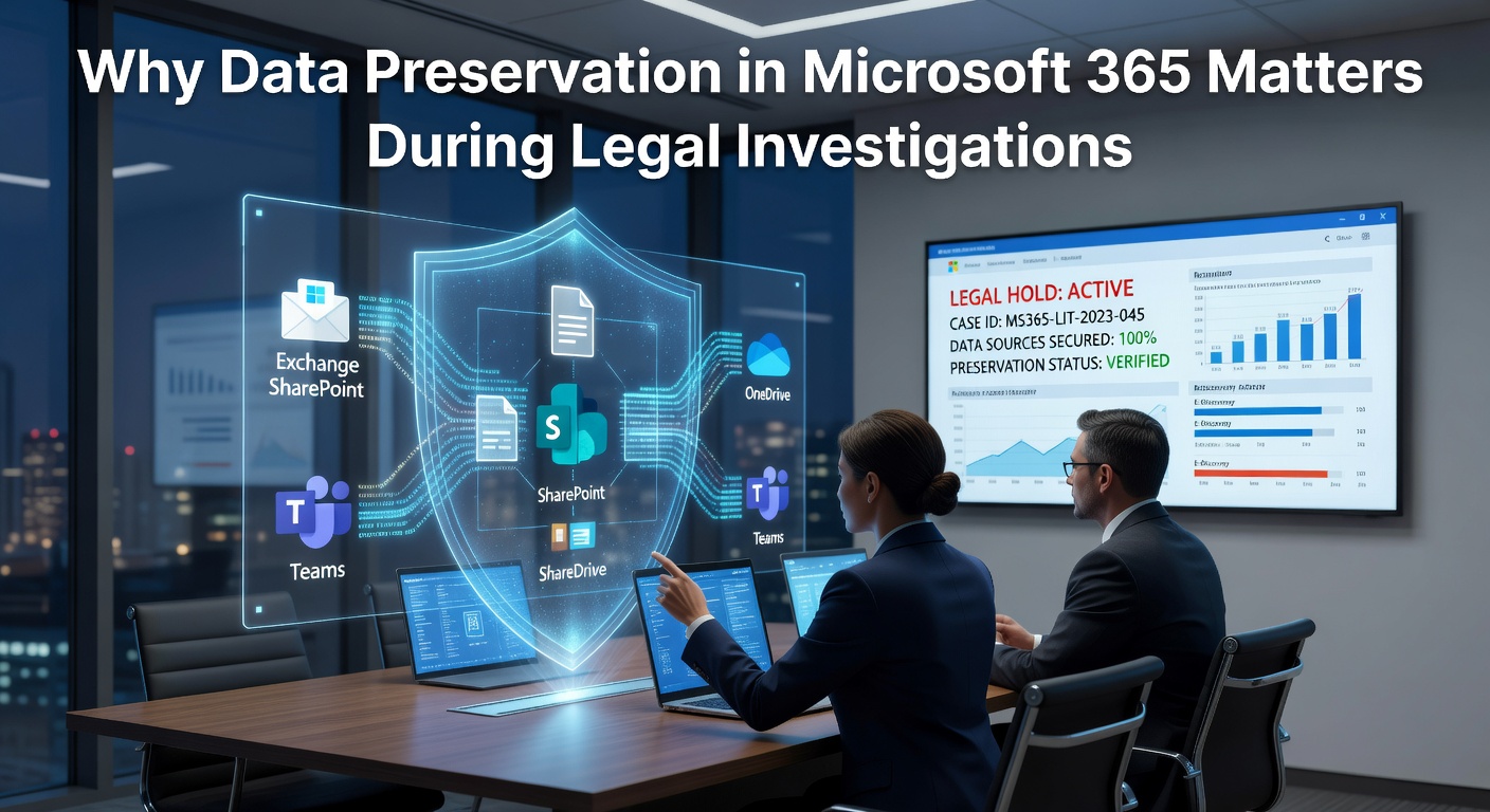 Data Preservation Microsoft 365 - Why Data Preservation in Microsoft 365 Matters During Legal Investigations