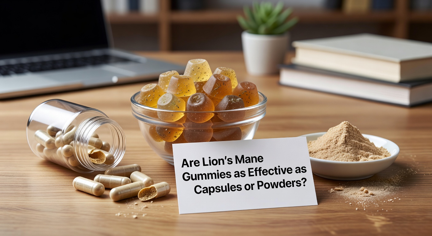 Lion's Mane Gummies - Are Lion's Mane Gummies as Effective as Capsules or Powders?