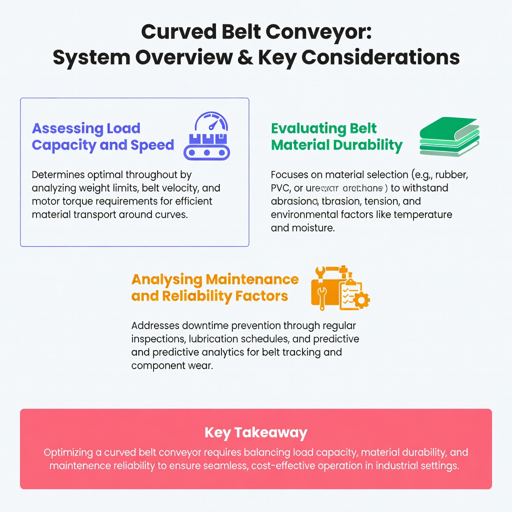 Curved Belt Conveyor Benchmark Performance 2 Curved Belt Conveyor Infographic