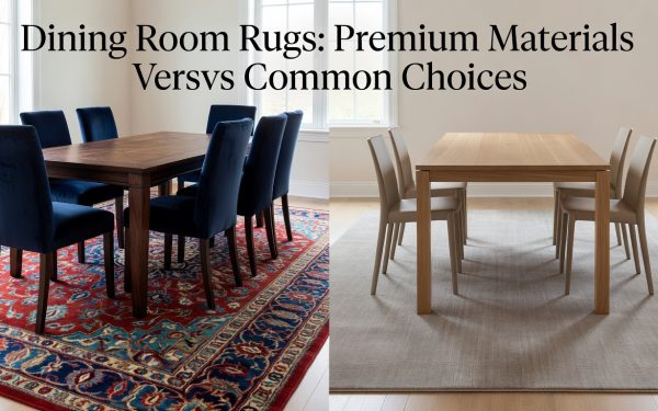 Dining Room Rugs - Dining Room Rugs: Premium Materials Versus Common Choices