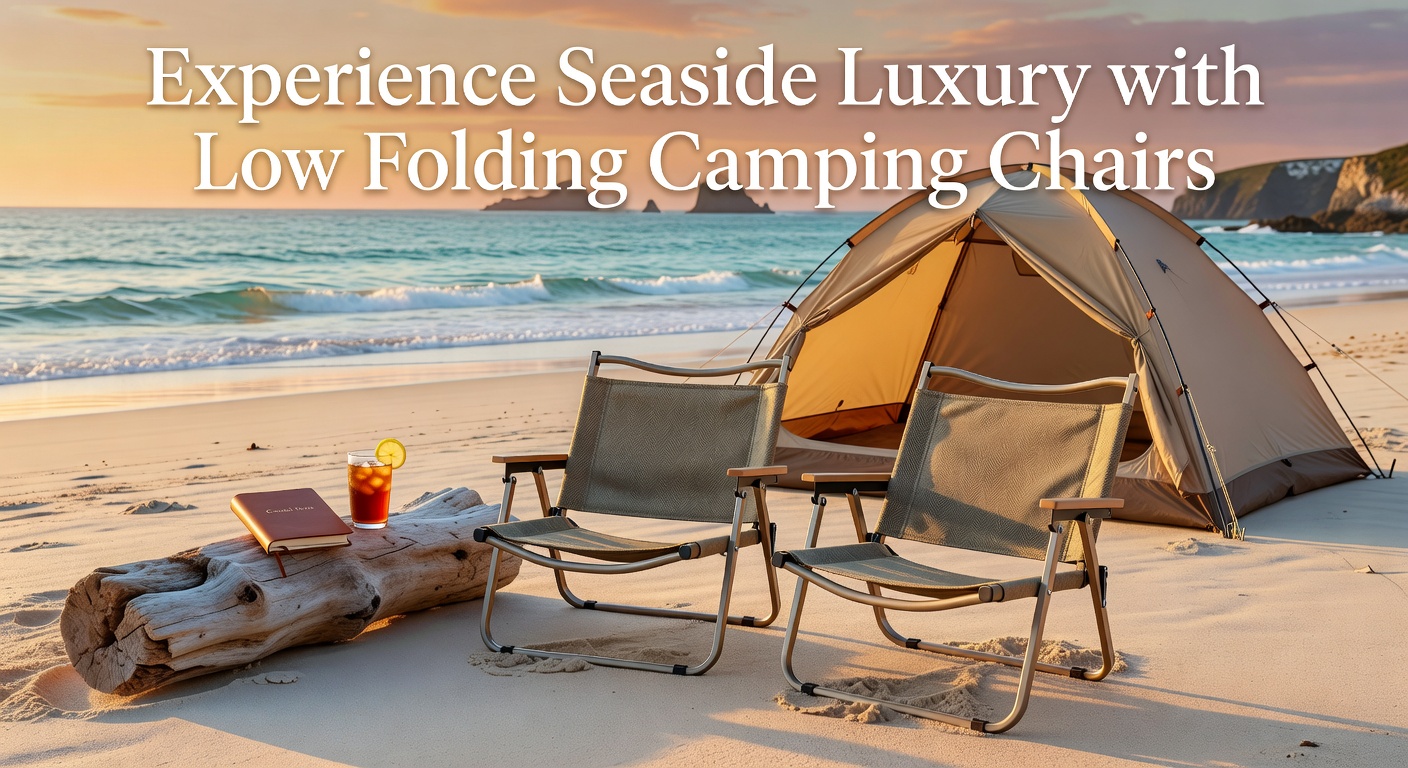 low folding camping chairs - Experience Seaside Luxury with Low Folding Camping Chairs