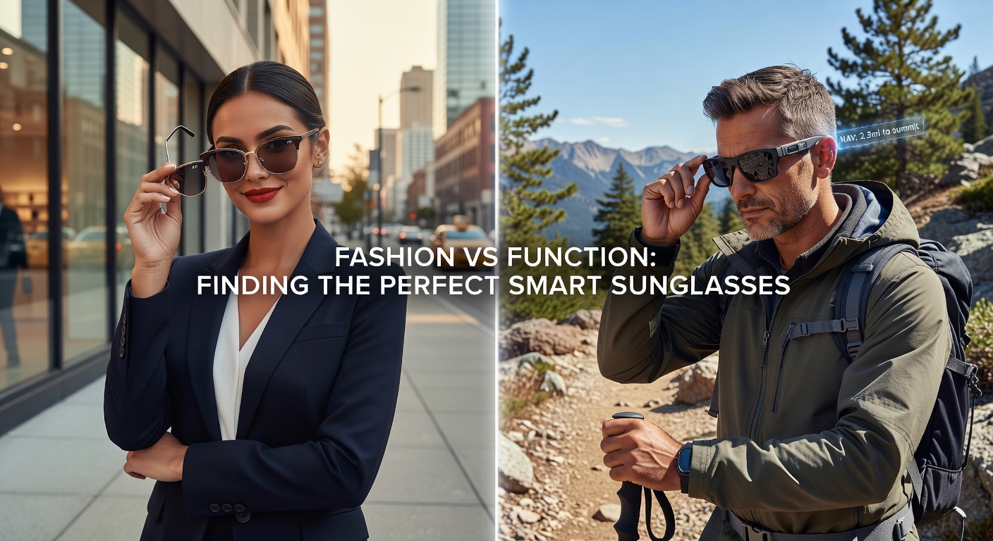 smart sunglasses - Fashion vs Function: Finding the Perfect Smart Sunglasses