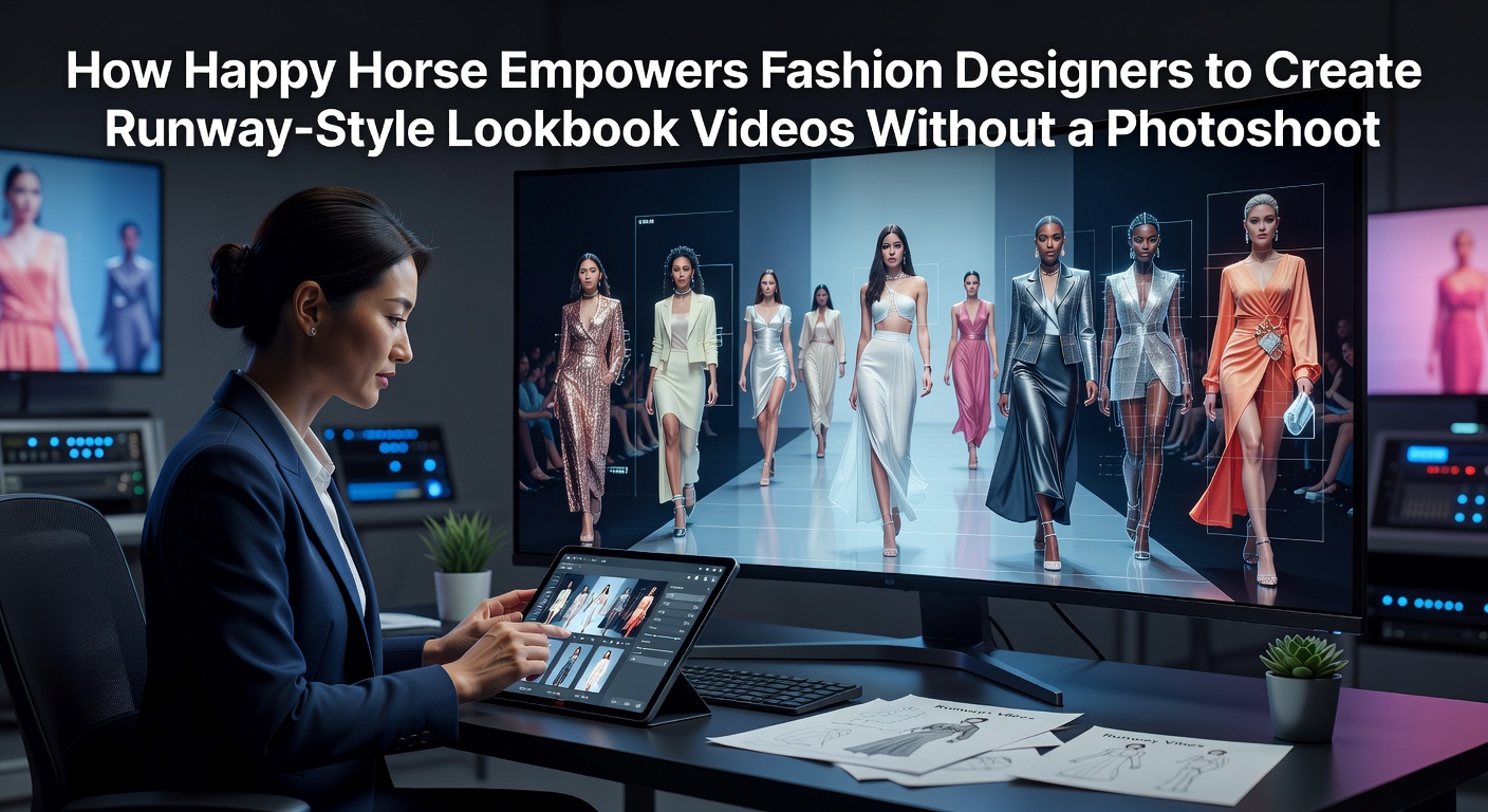 AI Lookbook Videos - How Happy Horse Empowers Fashion Designers to Create Runway-Style Lookbook Videos Without a Photoshoot