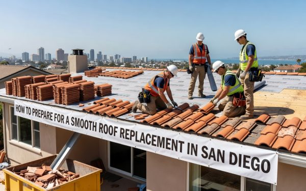 Roof Replacement In San Diego - How To Prepare For A Smooth Roof Replacement In San Diego