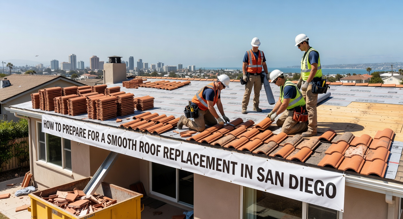 Roof Replacement in San Diego - How to Prepare for a Smooth Roof Replacement in San Diego