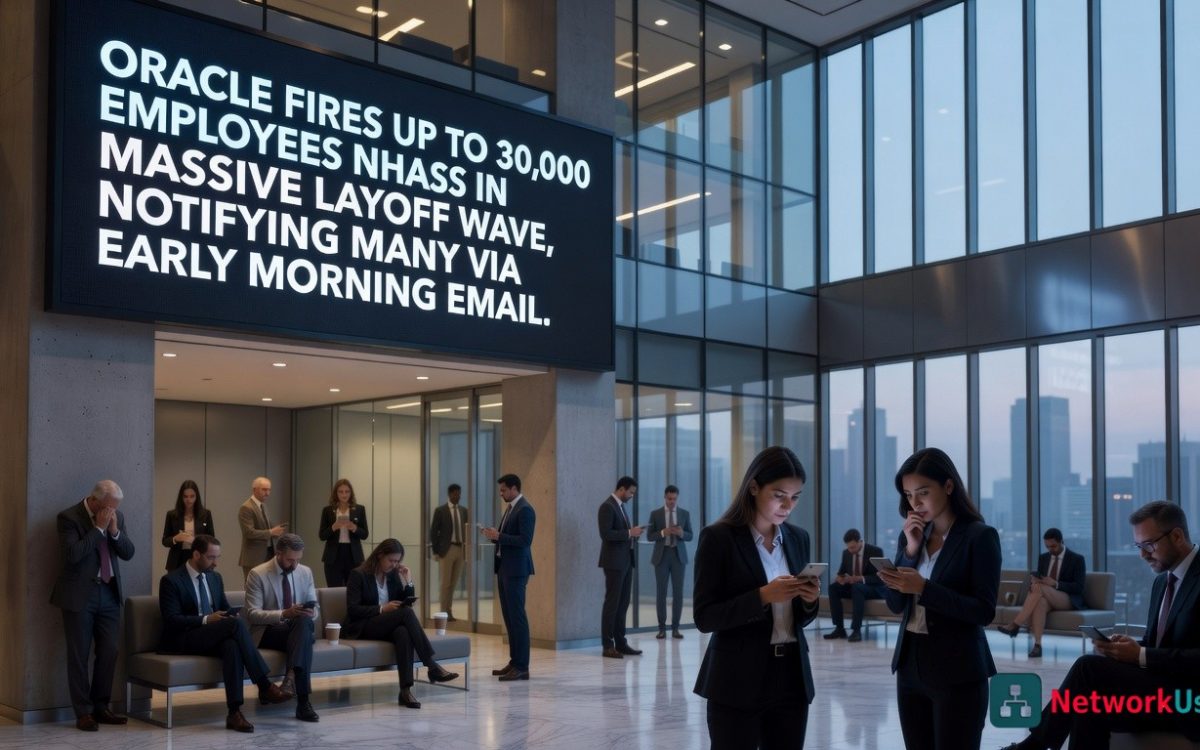 Oracle Layoffs - Oracle Fires Up To 30,000 Employees In Massive Layoff Wave, Notifying Many Via Early Morning Email