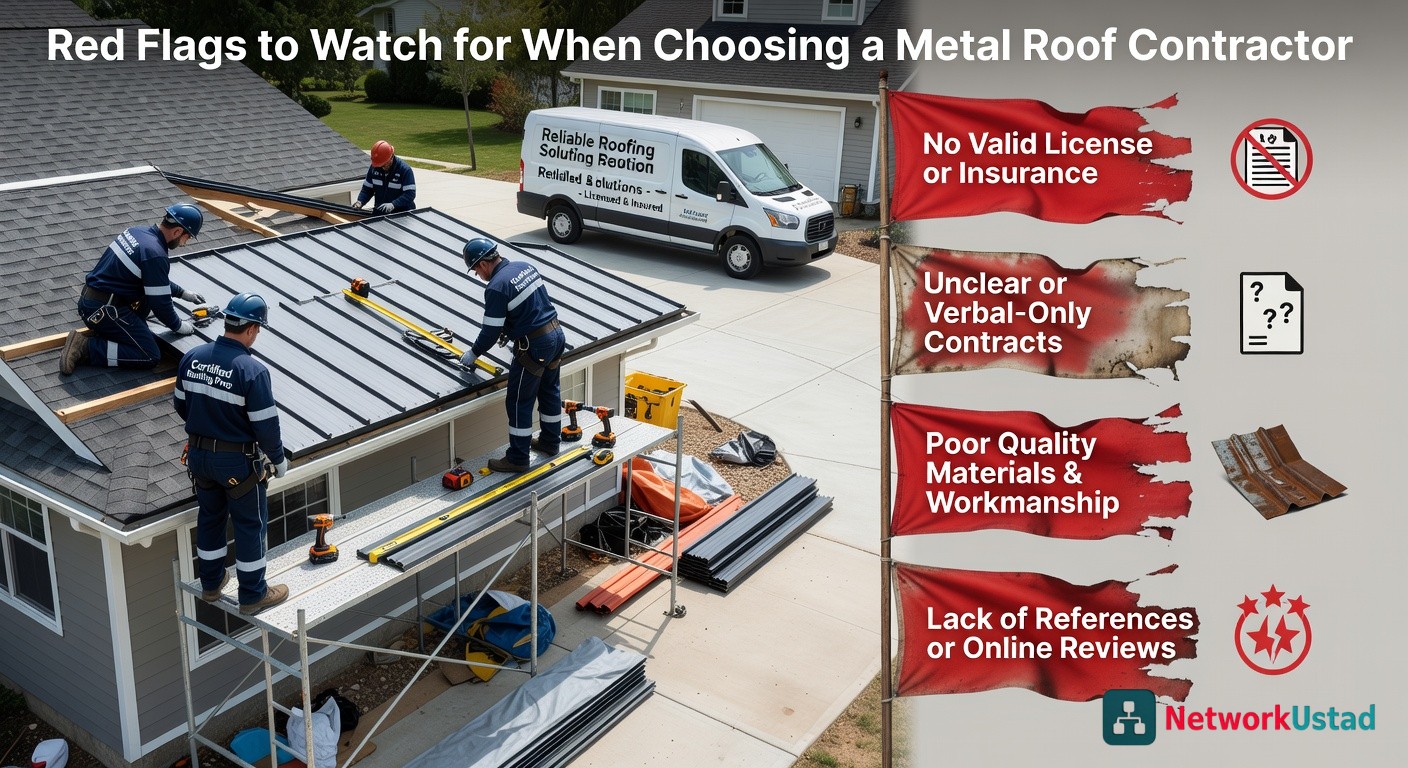 metal roof contractor red flags - Red Flags to Watch for When Choosing a Metal Roof Contractor