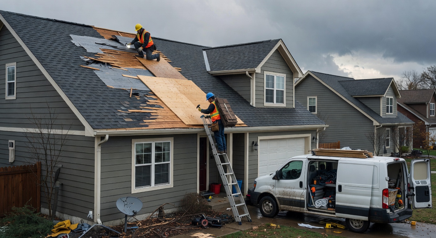Storm Damage Roof Repair - Role of Certified Roofing Contractors for Storm Damage Repair in Northeast Ohio