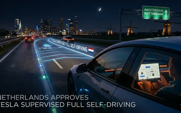 Tesla Supervised Full Self Driving Netherlands First In Europe To Approve Tesla Fsd